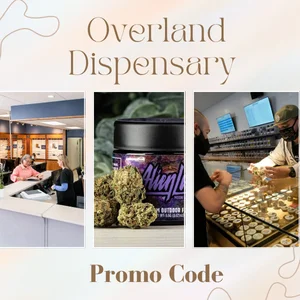 overland dispensary promo code