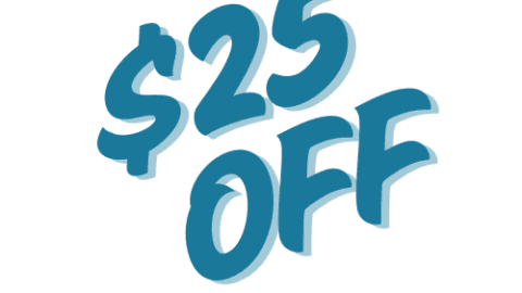 $25 off